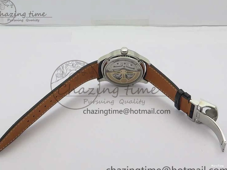 MIROTIME 0128 Portugieser Perpetual Calendar IW503406 V9F 1:1 Best Edition Silver Dial on Black Leather Strap A FastDry 7115